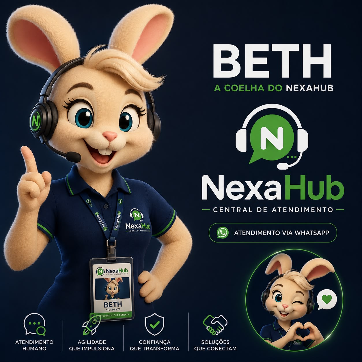 Beth - Atendente Virtual NexaHub